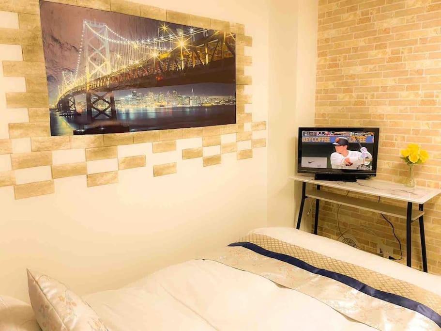 203 Oshiage Sta 3Mins Walk! Wi-Fi Elevator 4Pax Lägenhet Tokyo prefektur Exteriör bild