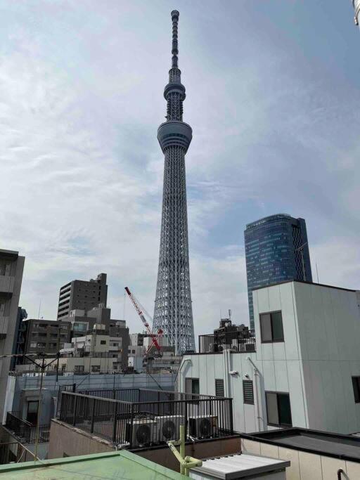 203 Oshiage Sta 3Mins Walk! Wi-Fi Elevator 4Pax Lägenhet Tokyo prefektur Exteriör bild