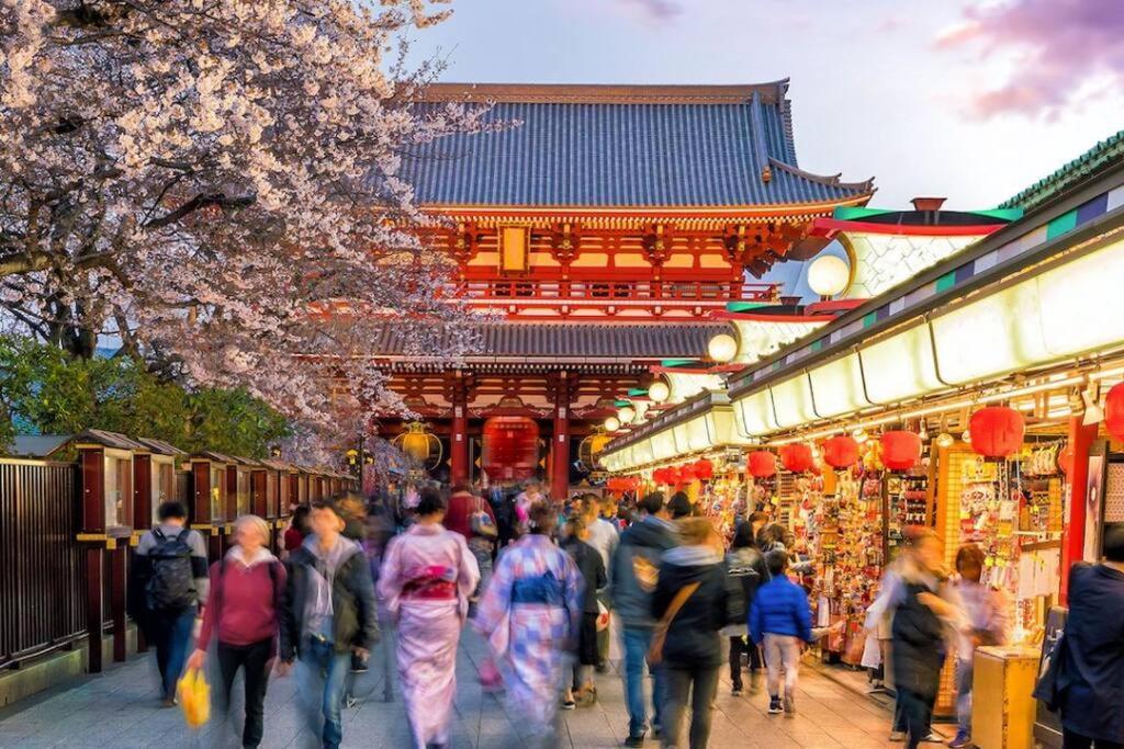 203 Oshiage Sta 3Mins Walk! Wi-Fi Elevator 4Pax Lägenhet Tokyo prefektur Exteriör bild